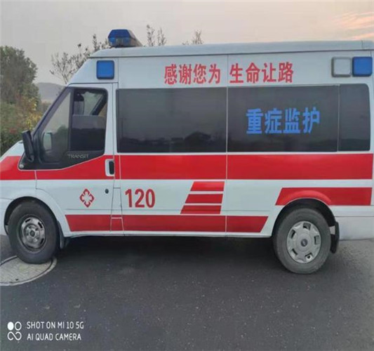 九真镇救护车出租服务案例3
